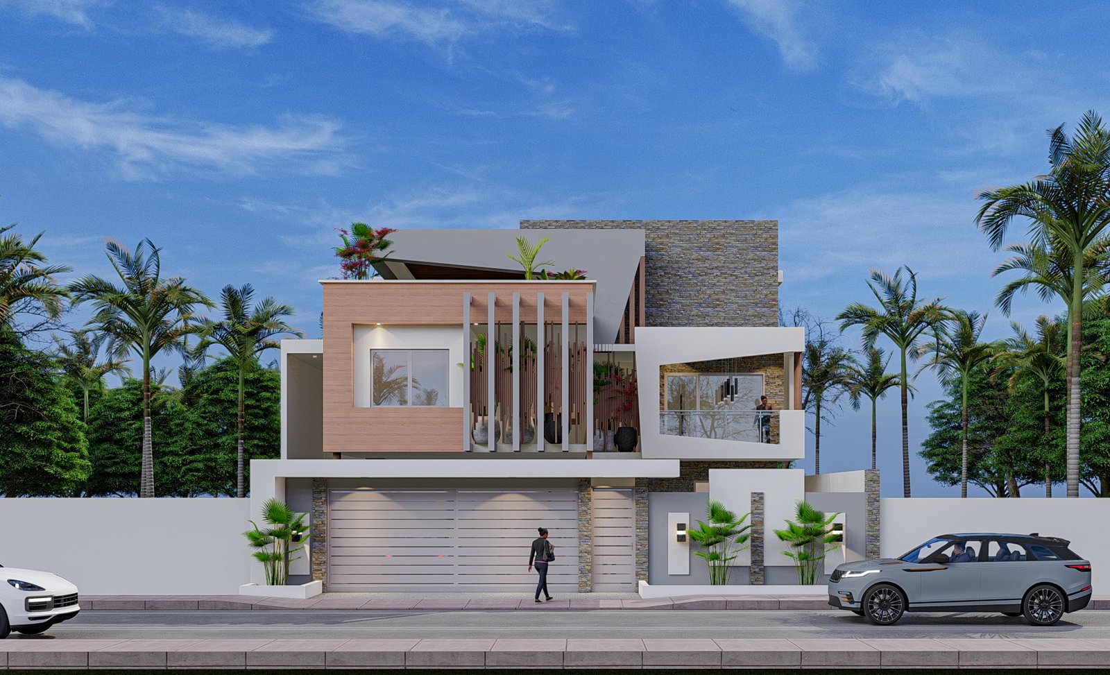 VILLA DE PLAIN-PIED SUR DEUX ÉTAGES 