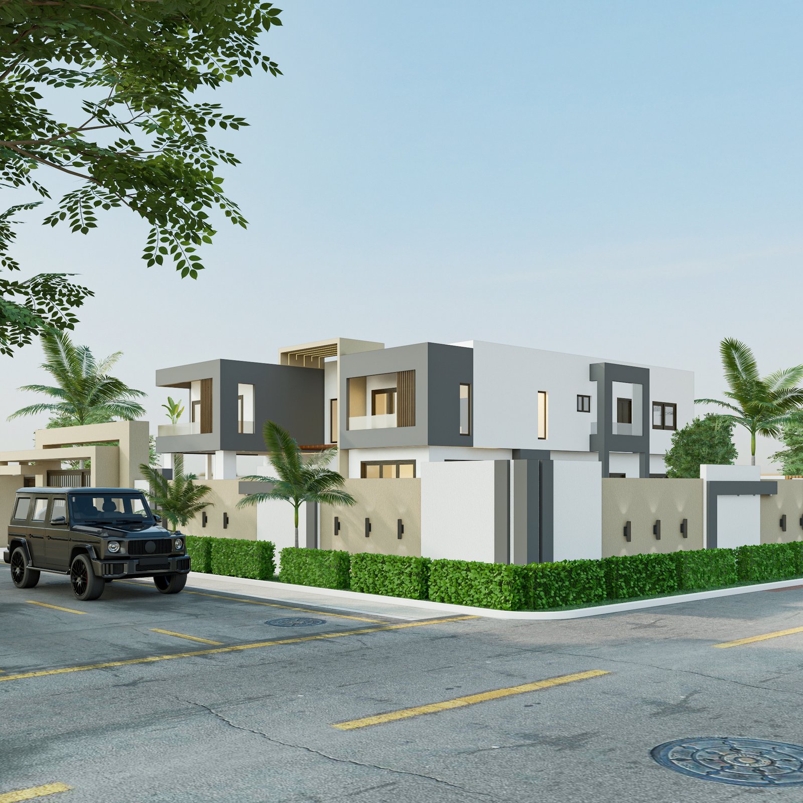 Vue aérienne - Estate Premium Ghana