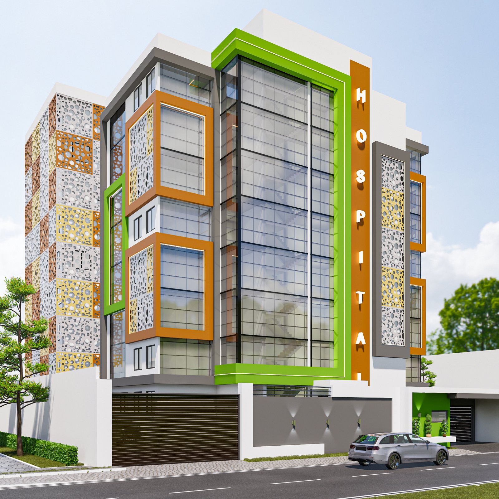 Vue aérienne - Estate Premium Ghana