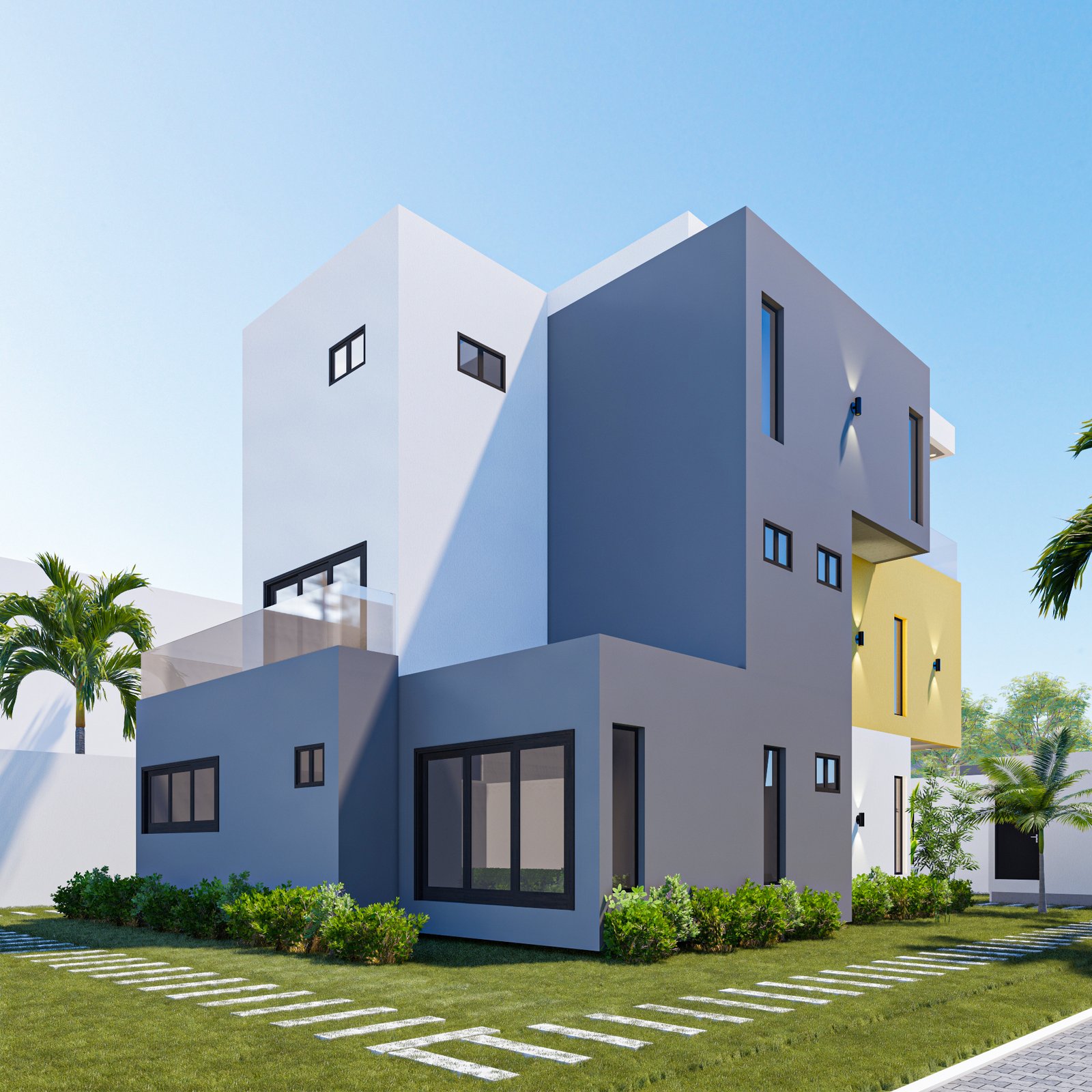 Vue aérienne - Estate Premium Ghana