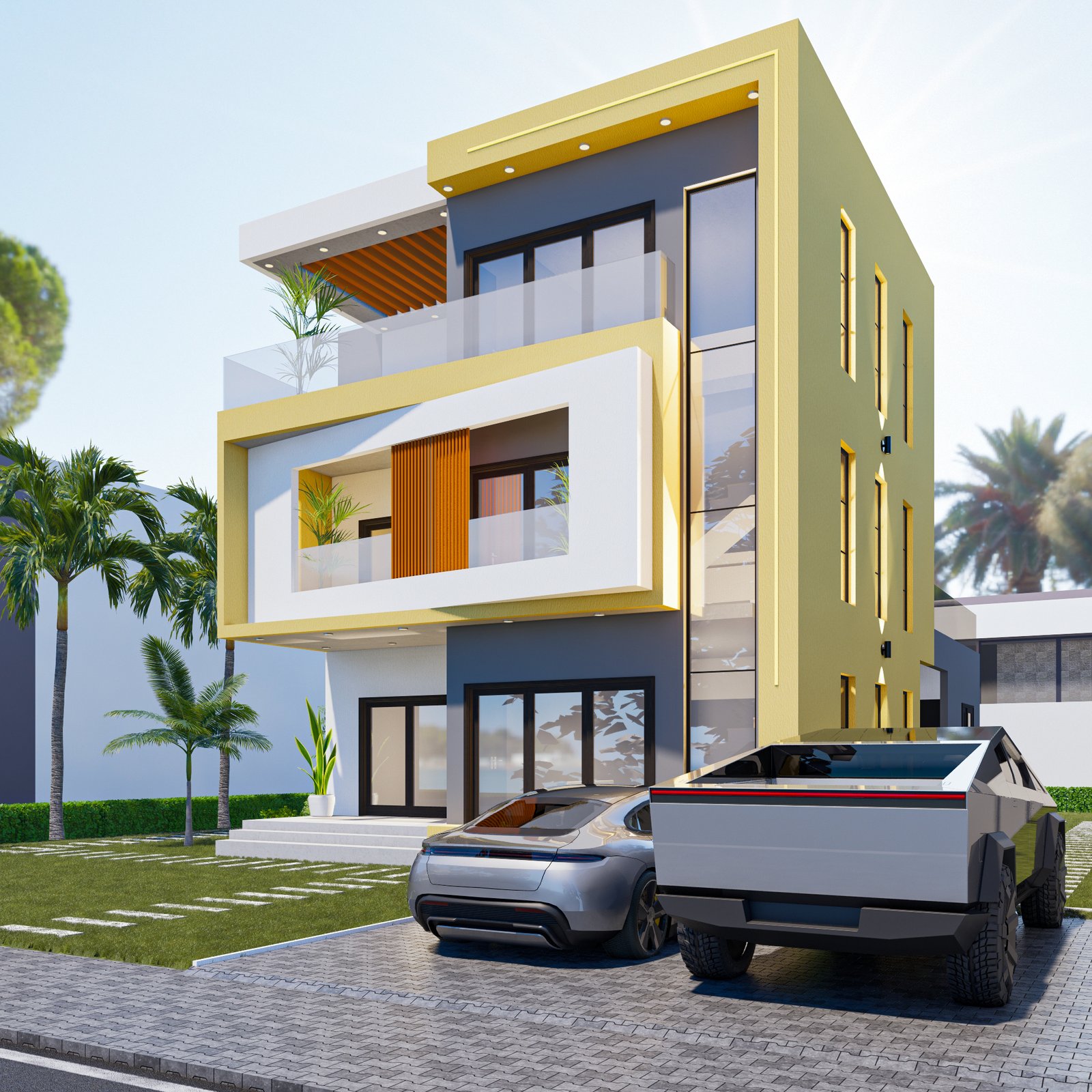 Vue aérienne - Estate Premium Ghana