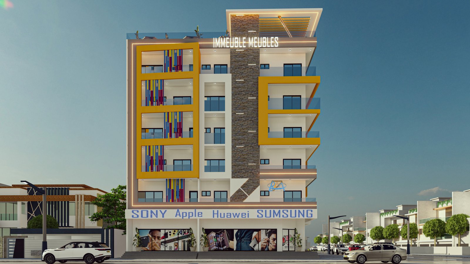 Immeuble Meublé de 6 Étages avec Rooftop Bar